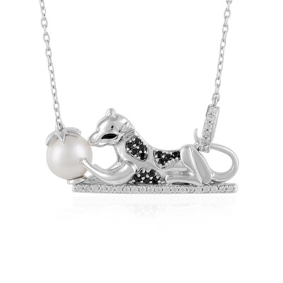 Collier en argent et Perle blanche de culture d'eau douce