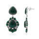 Boucles d'oreilles en argent et Chrysocolle (Desert Chic)