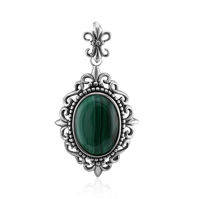 Pendentif en argent et Malachite (Art of Nature)