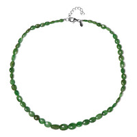 Collier en argent et Grenat Tsavorite