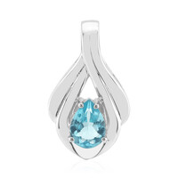 Pendentif en argent et Apatite bleue (Pallanova)