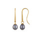 Boucles d'oreilles en argent et Perle de culture d'eau douce