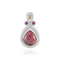 Pendentif en argent et Thulite (Granulieren)