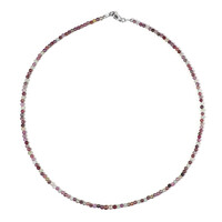 Collier en argent et Rubis de Madagascar