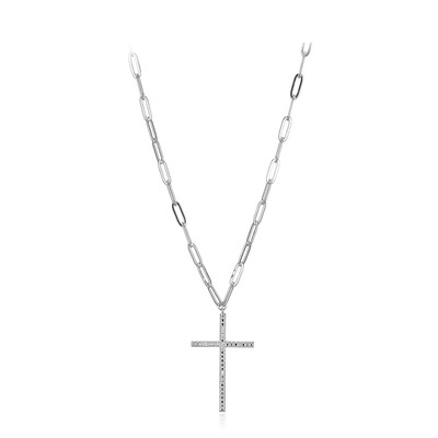 Collier en argent et Diamant I3 (I)