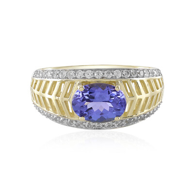 Bague en or et Tanzanite AAA (Ornaments by de Melo)