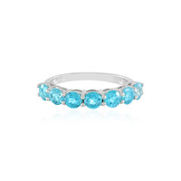 Bague en argent et Topaze Paraiba