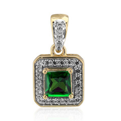 Pendentif en or et Tsavorite du Kenya AAA