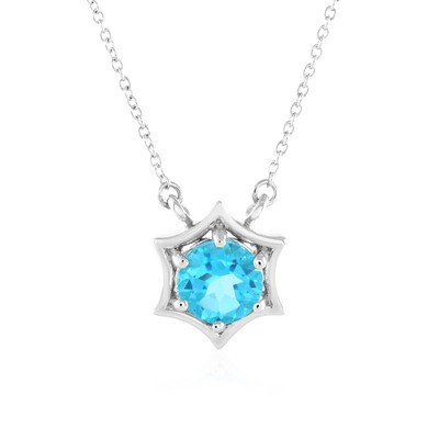 Collier en argent et Topaze Paraiba