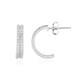 Boucles d'oreilles en argent et Zircon