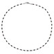 Collier en argent et Spinelle noir