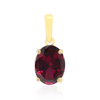 Pendentif en or et Grenat Rhodolite