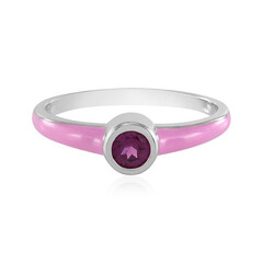 Bague en argent et Grenat Rhodolite