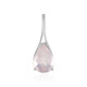 Pendentif en argent et Quartz rose