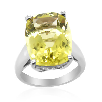 Bague en argent et Quartz de l'Ouro Verde