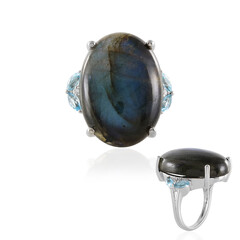 Bague en argent et Labradorite