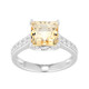 Bague en argent et Citrine