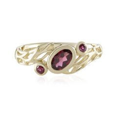 Bague en or et Grenat Rhodolite framboise (Ornaments by de Melo)