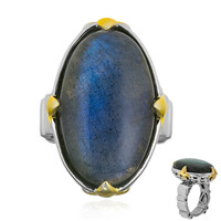 Bague en argent et Labradorite (Dallas Prince Designs)