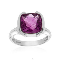 Bague en argent et Fluorite rose (CUSTODANA)