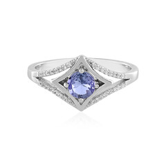 Bague en argent et Tanzanite non chauffée