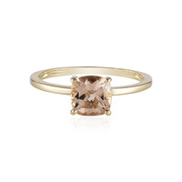 Bague en or et Morganite de Madagascar