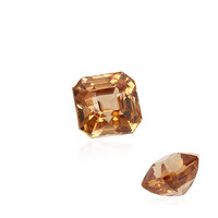  Zircon champagne (gemme et boîte de collection)