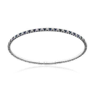 Bracelet en or et Saphir bleu de Ceylan (CIRARI)