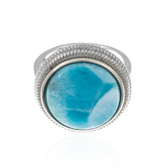 Bague en argent et Larimar