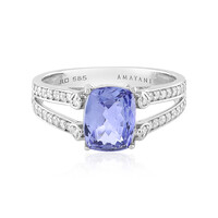 Bague en or et Tanzanite AAA (AMAYANI)