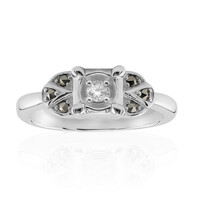 Bague en argent et Diamant I2 (J) (Annette classic)