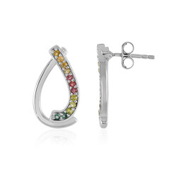 Boucles d'oreilles en argent et Tourmaline