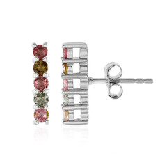 Boucles d'oreilles en argent et Tourmaline