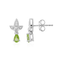 Boucles d'oreilles en argent et Péridot