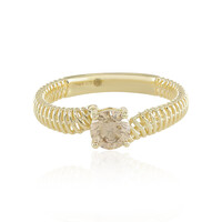 Bague en or et Diamant champagne I2 (Ornaments by de Melo)