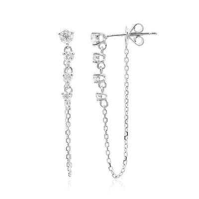 Boucles d'oreilles en or et Diamant SI1 (H) (CIRARI)