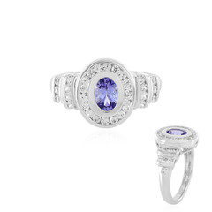 Bague en argent et Tanzanite