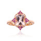 Bague en or et Morganite AAA (CIRARI)