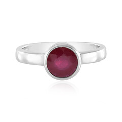 Bague en argent et Rubis de Bemainty