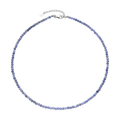 Collier en argent et Tanzanite