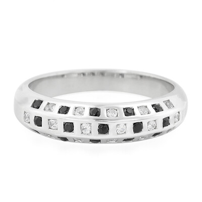 Bague en argent et Saphir blanc