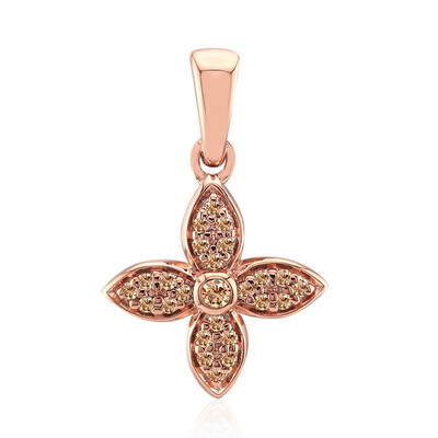 Pendentif en or et Diamant rose de France SI1 d'Argyle  (Annette)