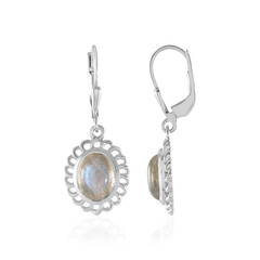 Boucles d'oreilles en argent et Labradorite