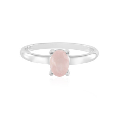 Bague en argent et Quartz rose