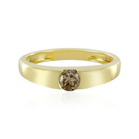 Bague en argent et Diamant champagne I2