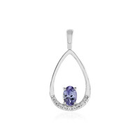 Pendentif en argent et Tanzanite non chauffée