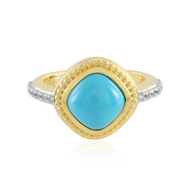 Bague en argent et Turquoise Sleeping Beauty