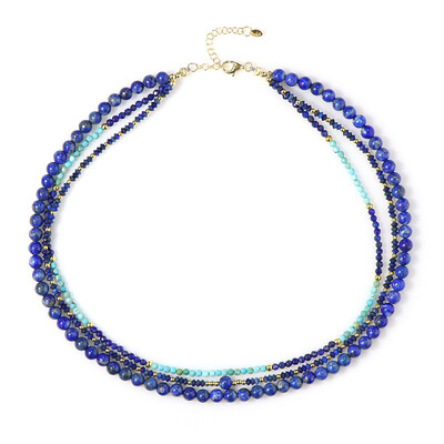 Collier en argent et Lapis-Lazuli (Riya)