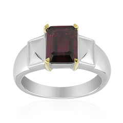 Bague en argent et Rhodolite de la Vallée du Rift (Remy Rotenier)