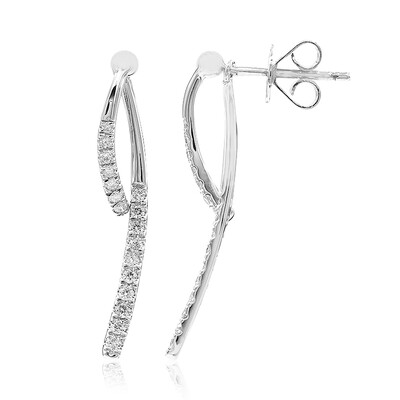 Boucles d'oreilles en or et Diamant SI2 (H) (CIRARI)